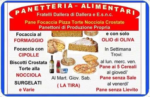 Panetteria Alimentari Fratelli Dallera Dego (SV)